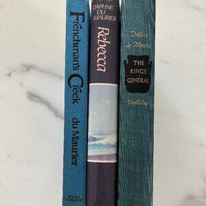 Daphne du Maurier Hardbacks: Rebecca, Frenchman's Creek & The King's General
